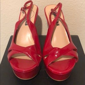Red Soho Lab heels 6
